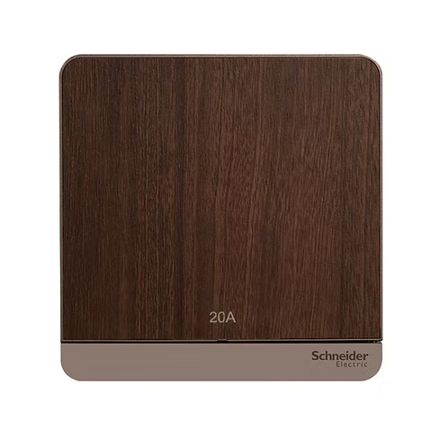 施耐德 AvatarOn 胡桃木 20A單位 燈曲