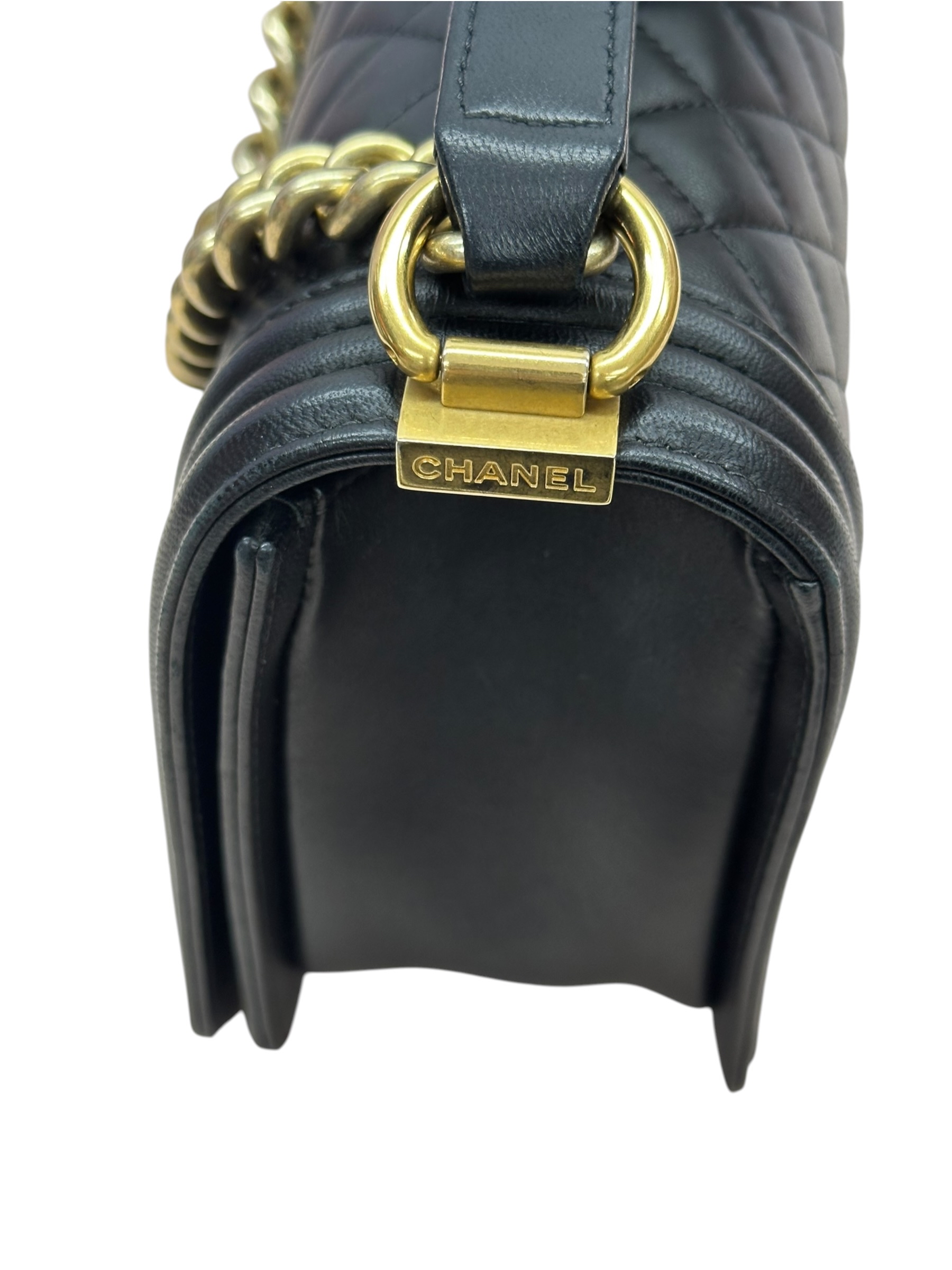 Pre-owned Chanel Boy 25 Flap Bag Lambskin / Product Code:082106