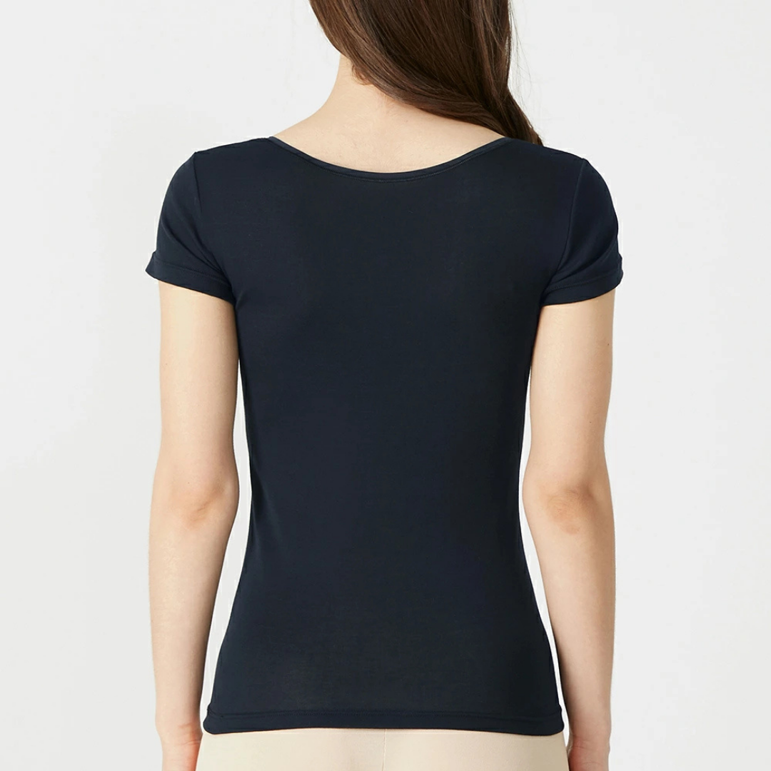 日本代購【 2026新色 日本直送 GUNZE COOLMAGIC 2分袖 防UV 打底 內衣 附吸汗腋墊 Short‑Sleeve Inner  with Sweat Pads MC6051 】