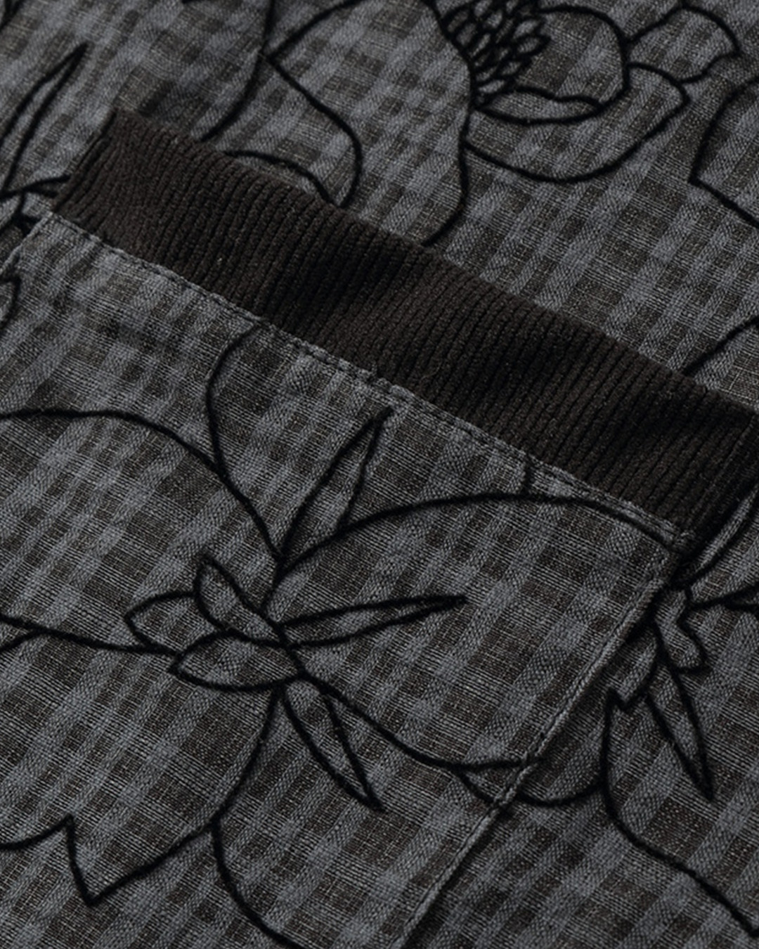 M07綉花滿印短袖襯衫