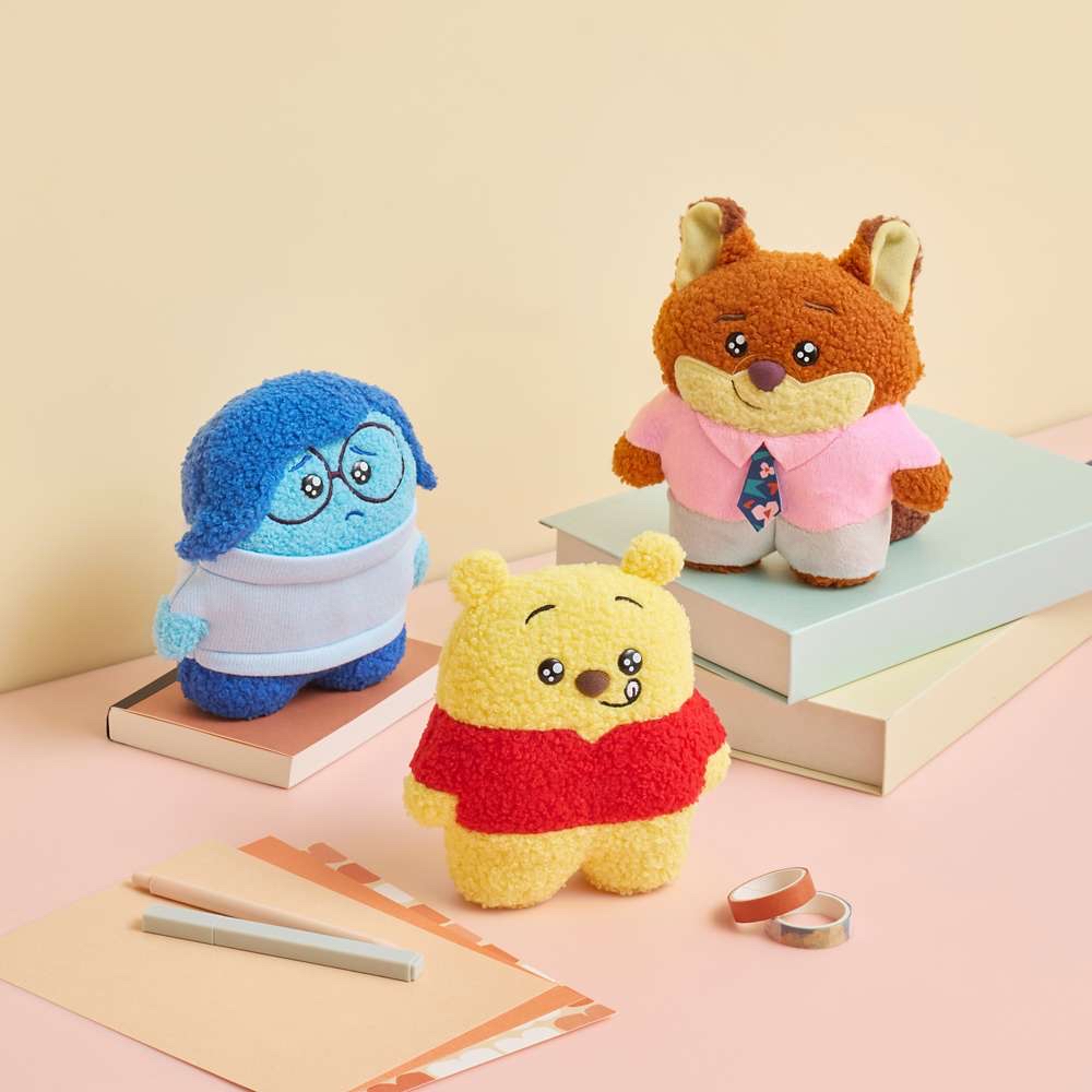 ✈️日本直送🇯🇵預訂🛍日本迪士尼DISNEY Mofupeta毛絨公仔 （ Winnie the Pooh / Stitch / Alien / Lotso / Sadness / Nick Wide )