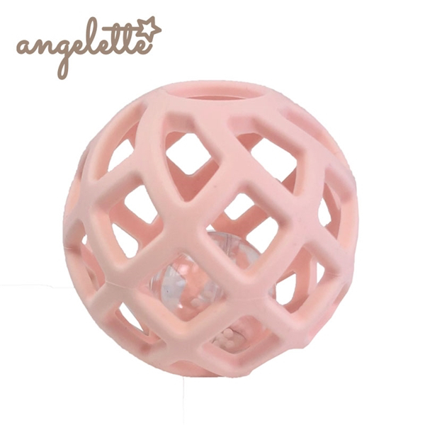 🇯🇵預訂 日本直送🇯🇵Angelette 淡粉紅色矽膠搖鈴球