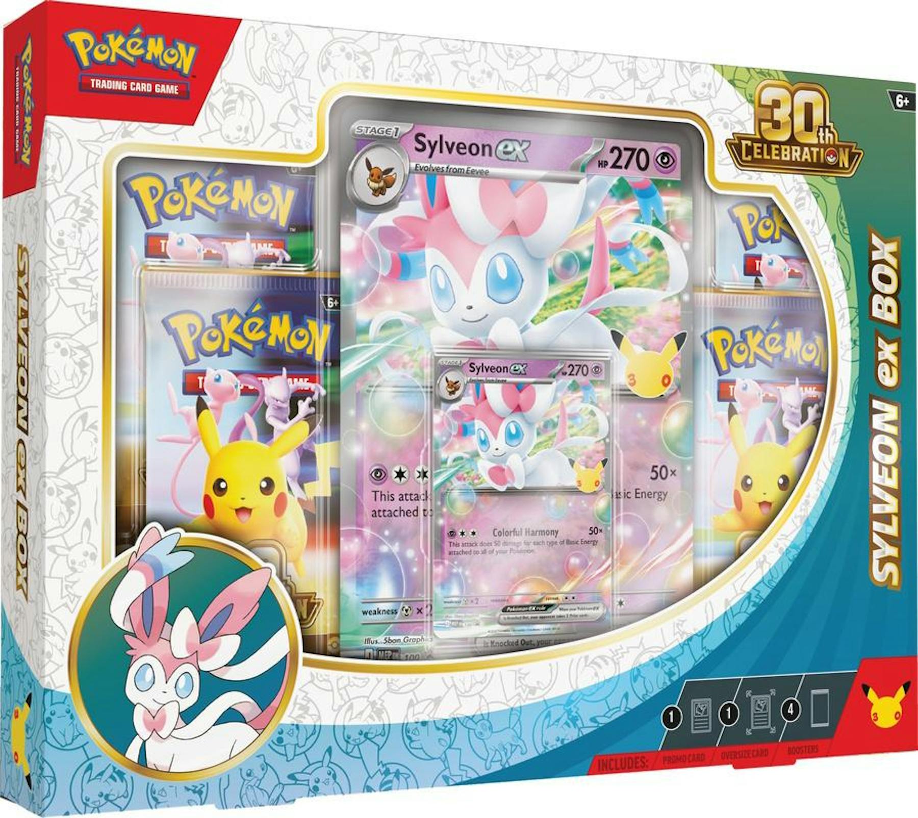Pokemon 30th Celebration ex Box Sylveon ex