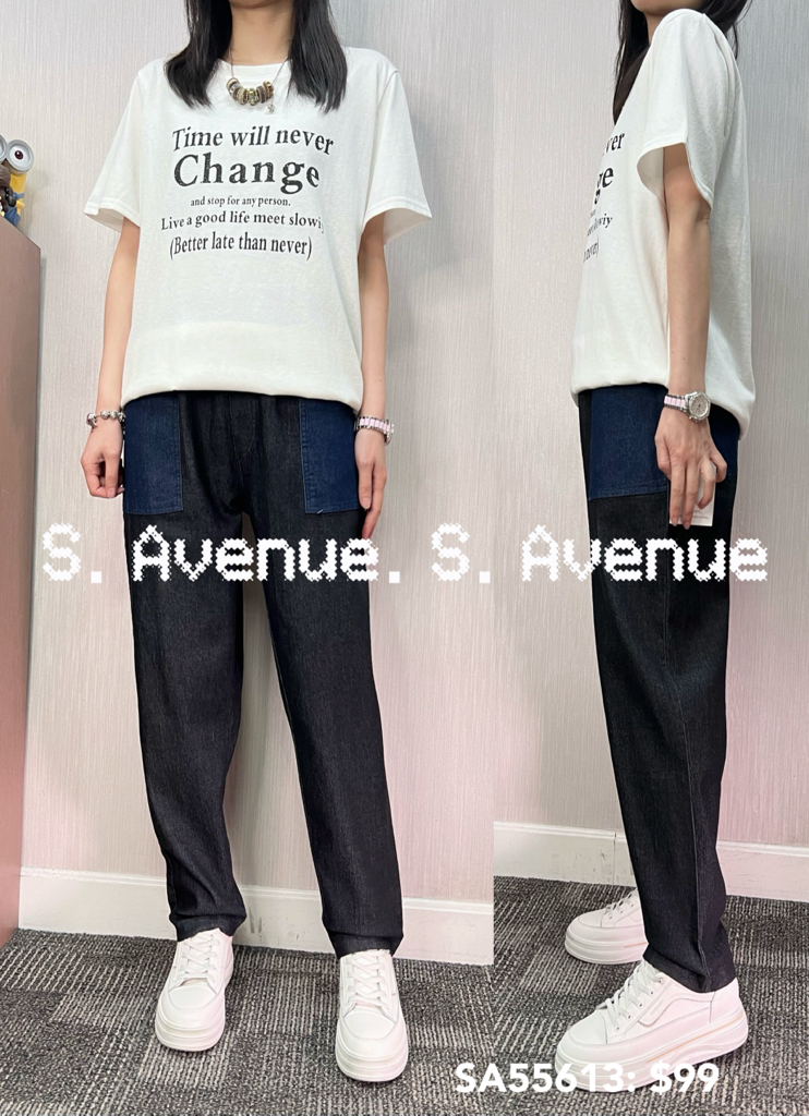 SA55613: 短袖英文字tee