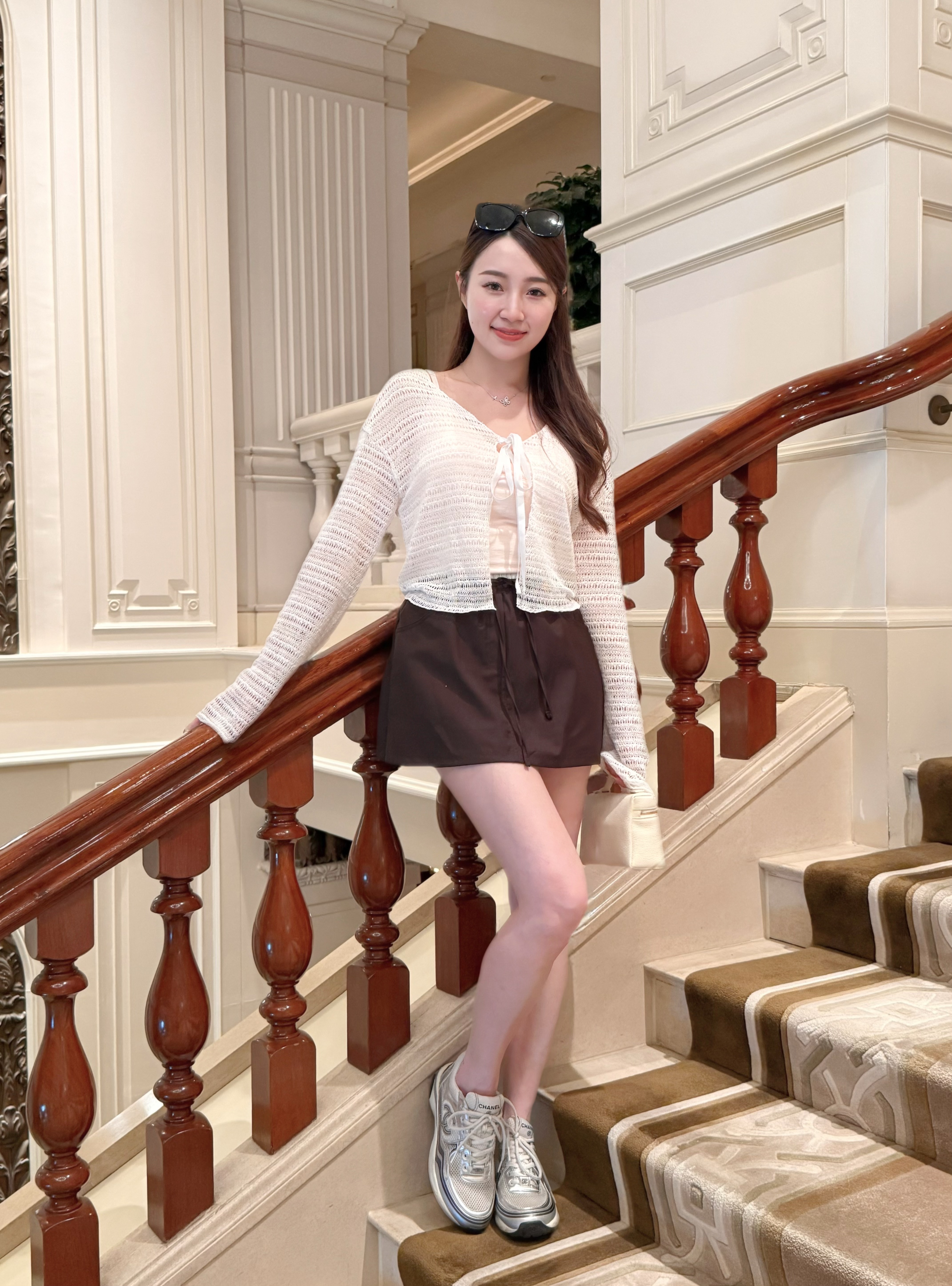 Layered Waist 慵懶感索繩短裙