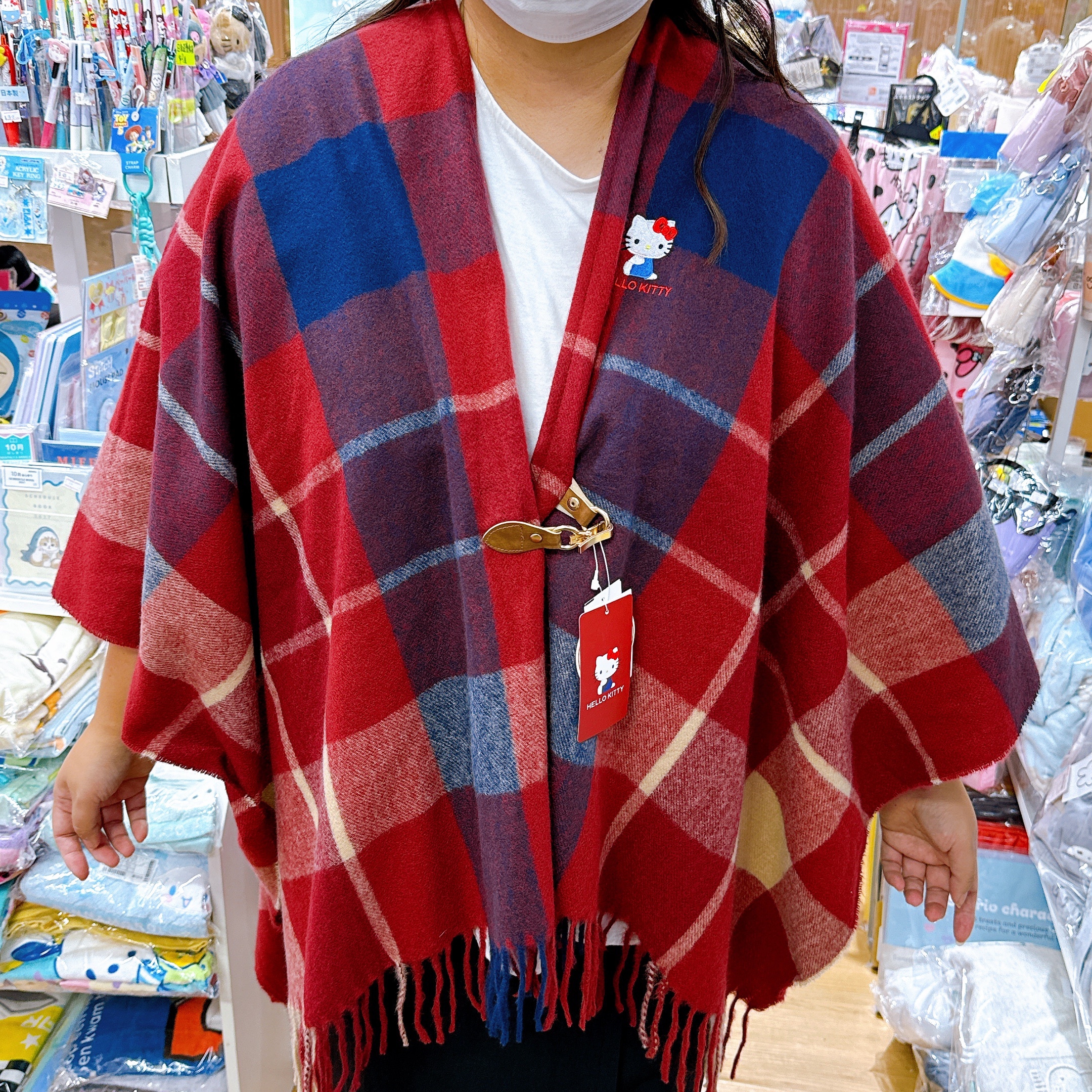 日本直送日本版Sanrio 披肩頸巾兩用