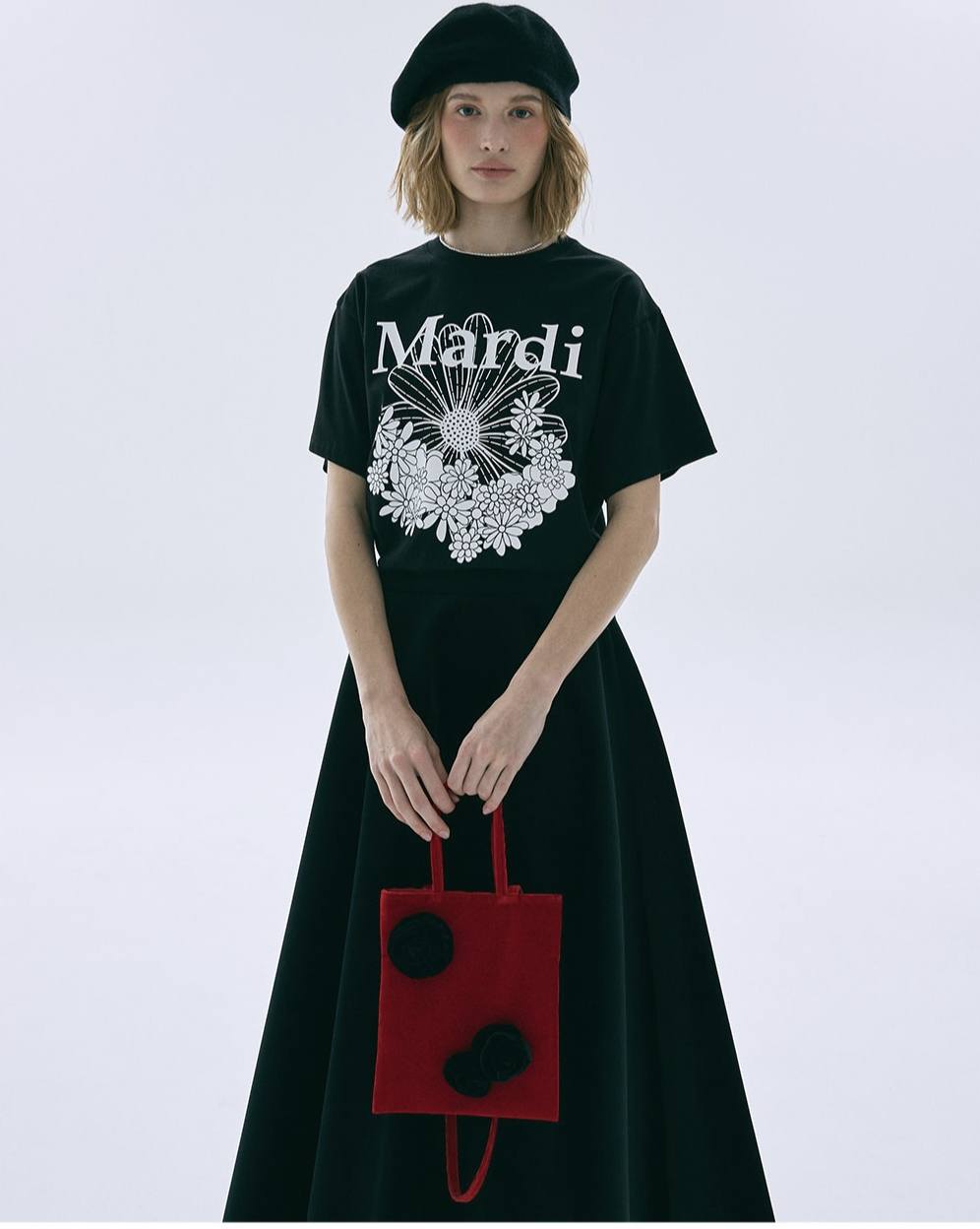 MD64 MARDI: Tshirt Flowermardi Jardin