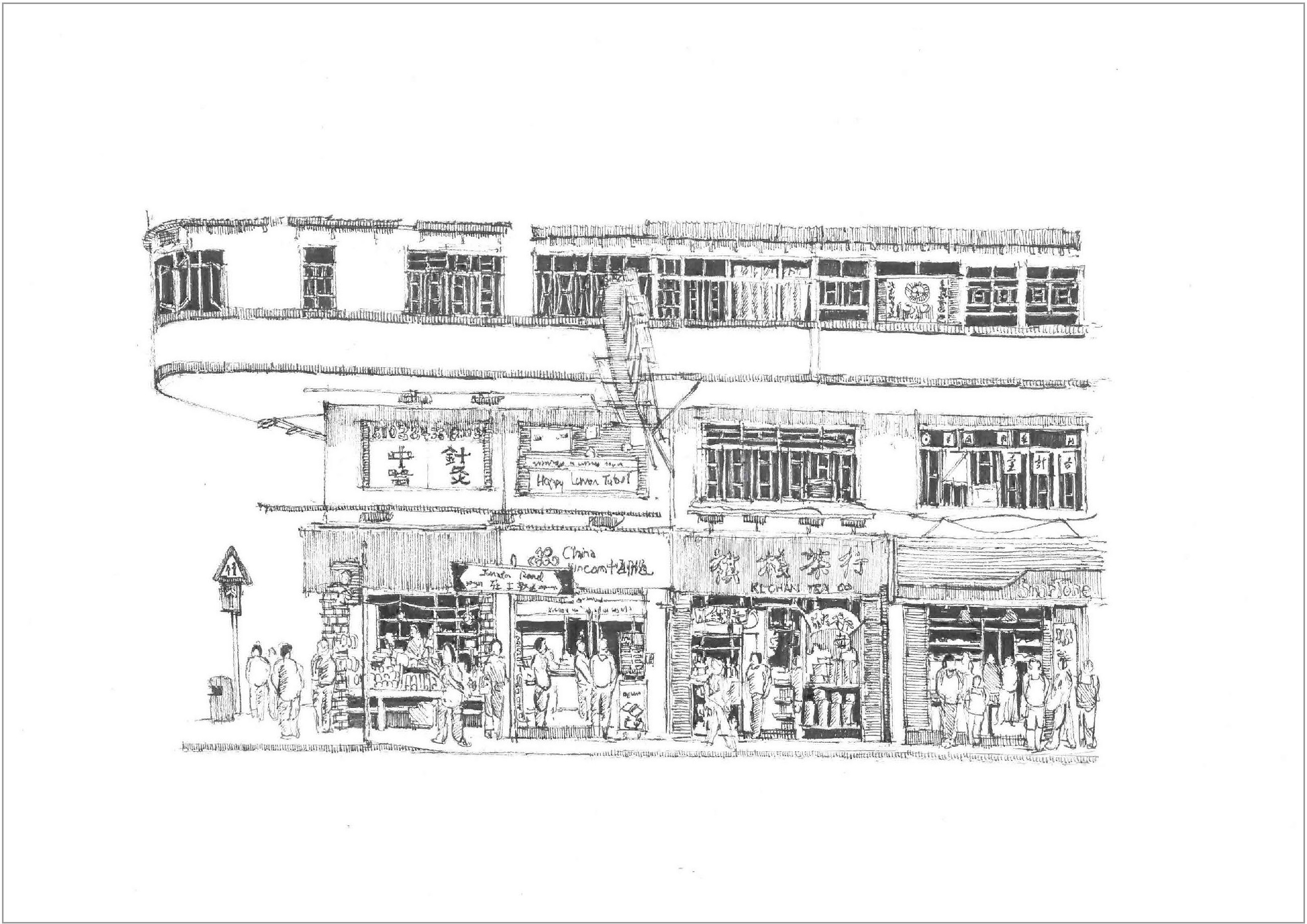 Johnston Road Elevation - Michael Kan