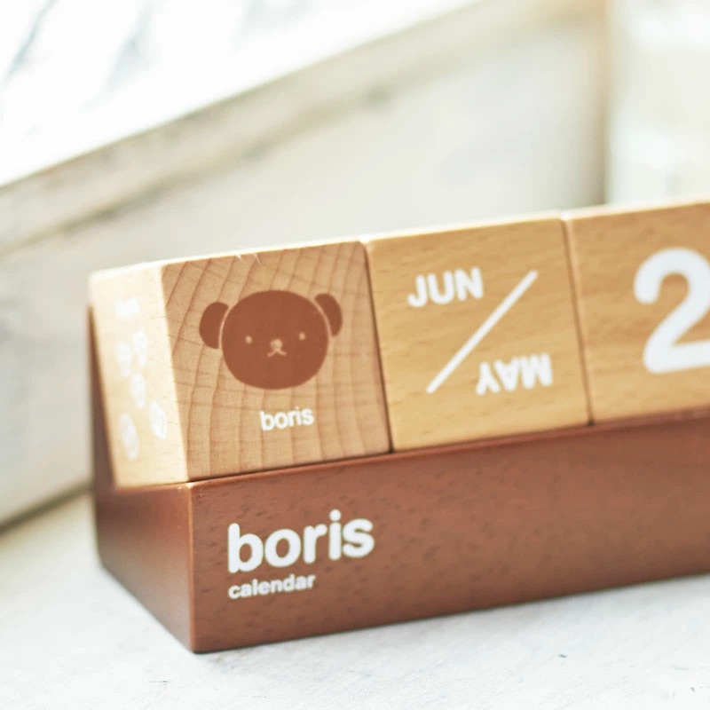 📦訂購 日本代購 米菲 Miffy BORIS 木質萬年曆