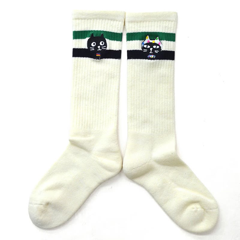 Pebbly x New England Me&Yo Stripe Sock
