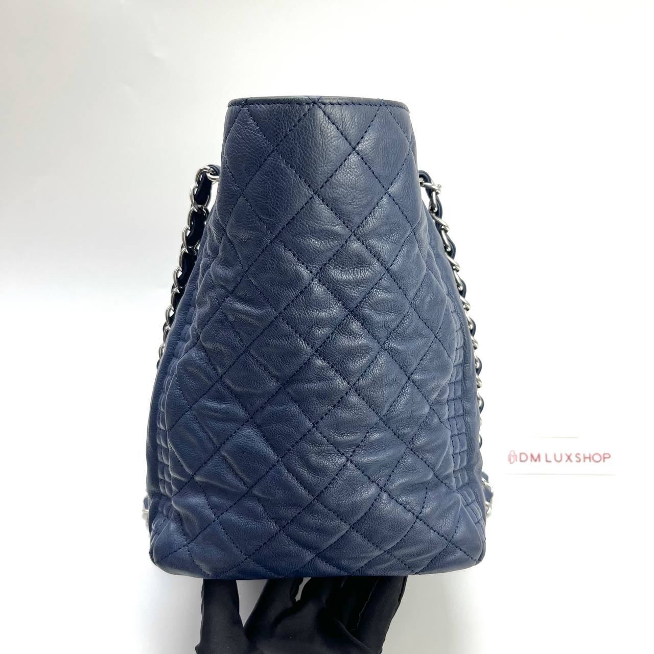 Chanel Coco Bengal CC tote Bag Navy Blue SHW (Serial 16)
