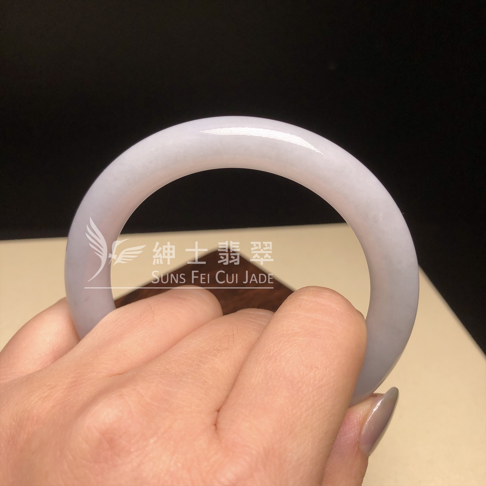 YM0288 白月光圓鐲54.5mm