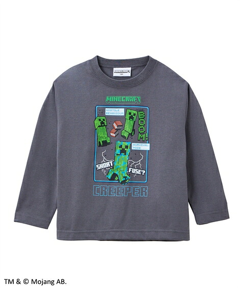 🆕【⭐訂購⭐】日本直送 🇯🇵🌀#Minecraft 長袖 tee［4款選］🌀[PLIA-0152] [261021]
