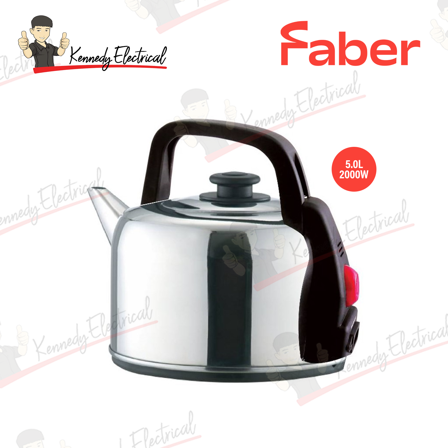 Faber 5.0L Stainless Electric Jug FK 5006