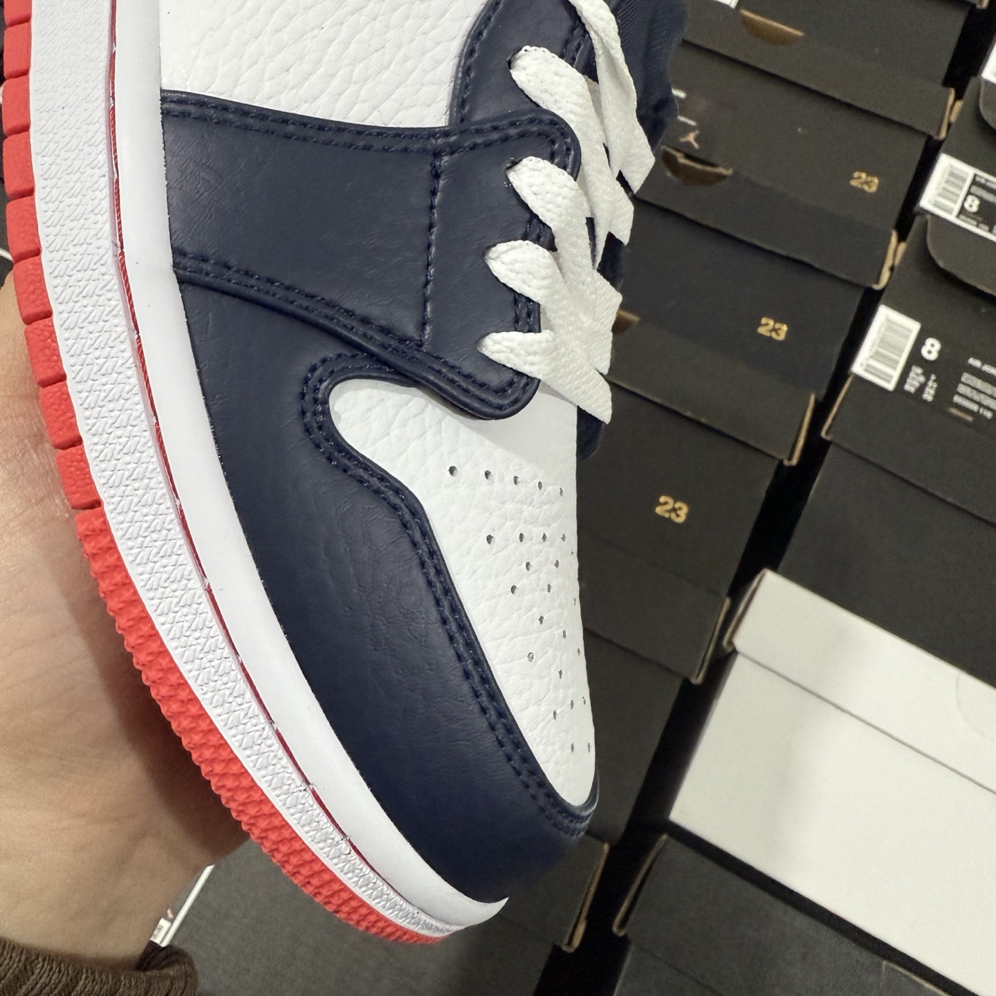 Nike Air Jordan 1 Low "Obsidian Ember Glow" 553558-481