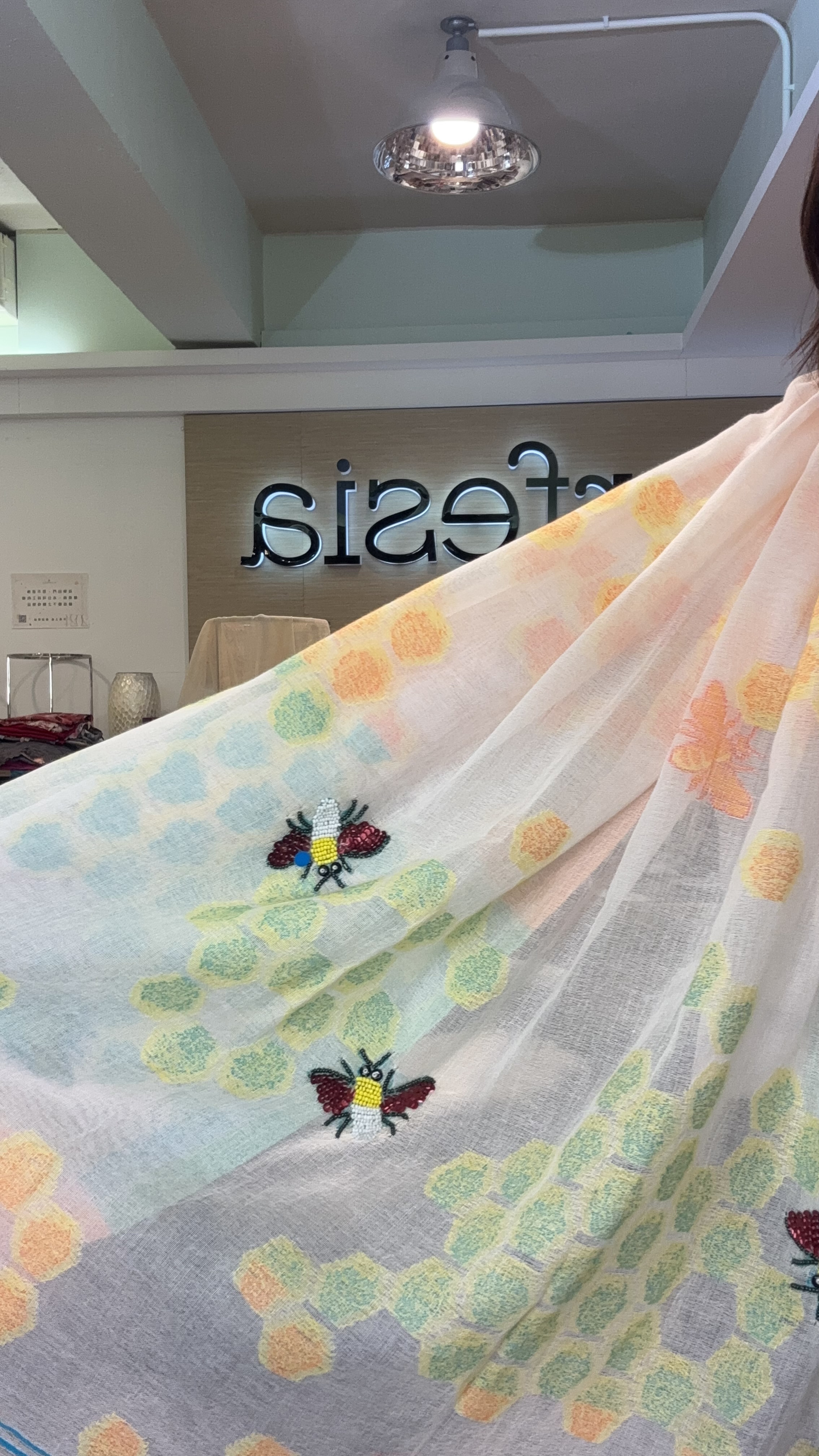[訂購] A28 印度手工刺繡 Scarf