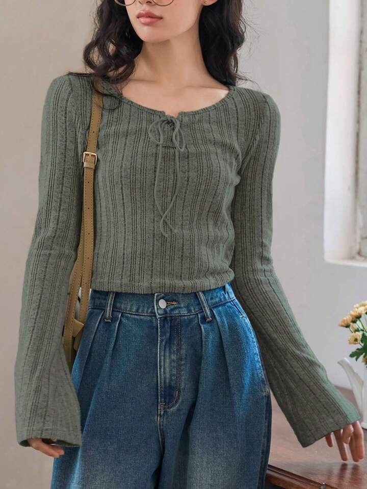 羅紋針織上衣