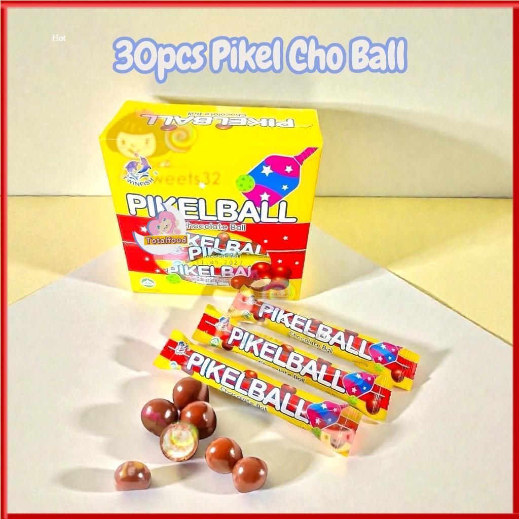 30pcs Twinfish Pikelball Chocolate Biscuit Bola / HALAL