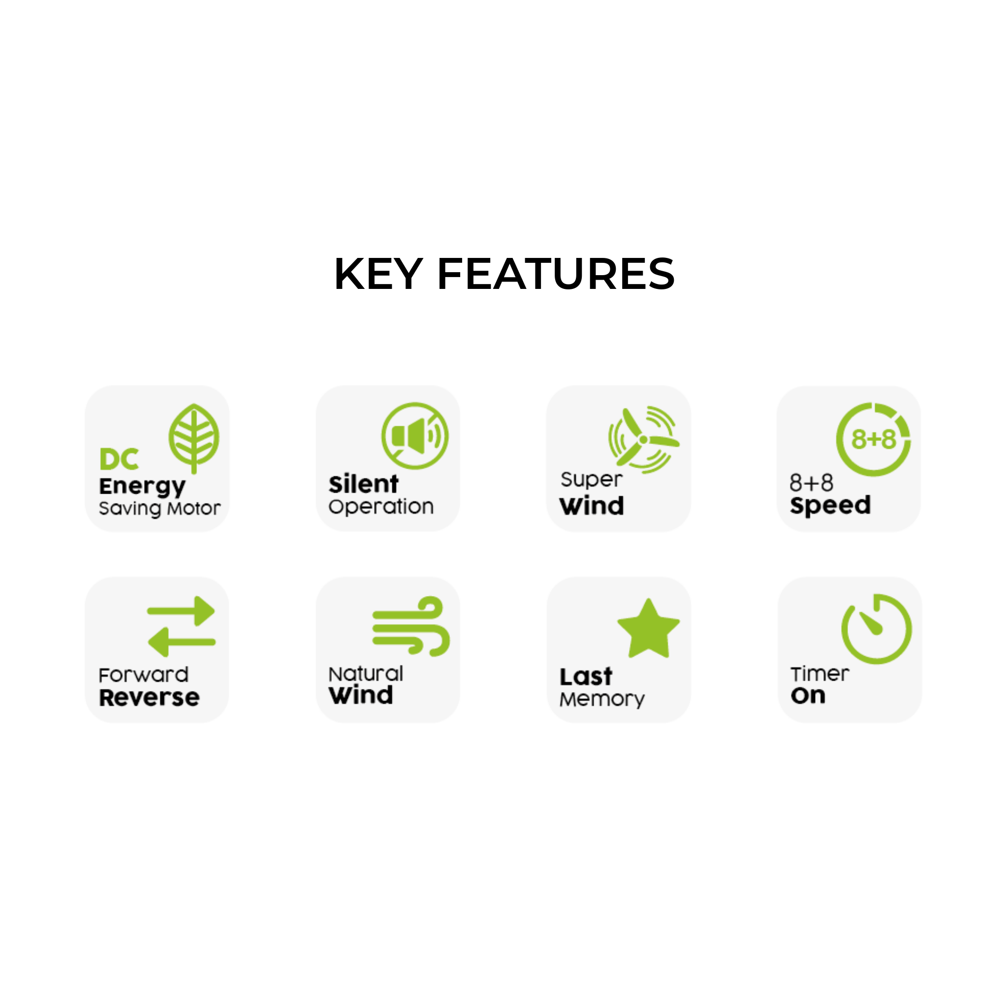 Alpha AX60 3-Blade Series Ceiling Fan (AX60)