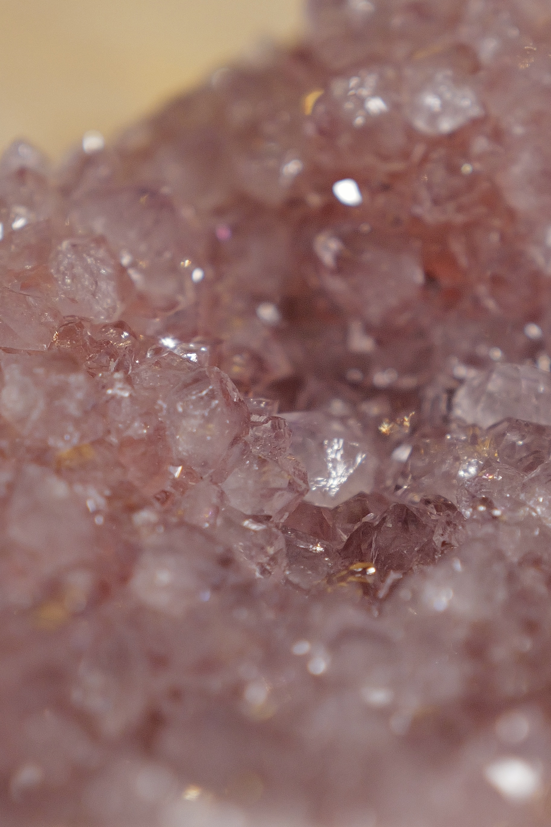 ༒8.4cm淡芋頭紫 晶牙花閃閃 紫水晶小窩༒ AM.7049CA8G37M-RA*2NA-