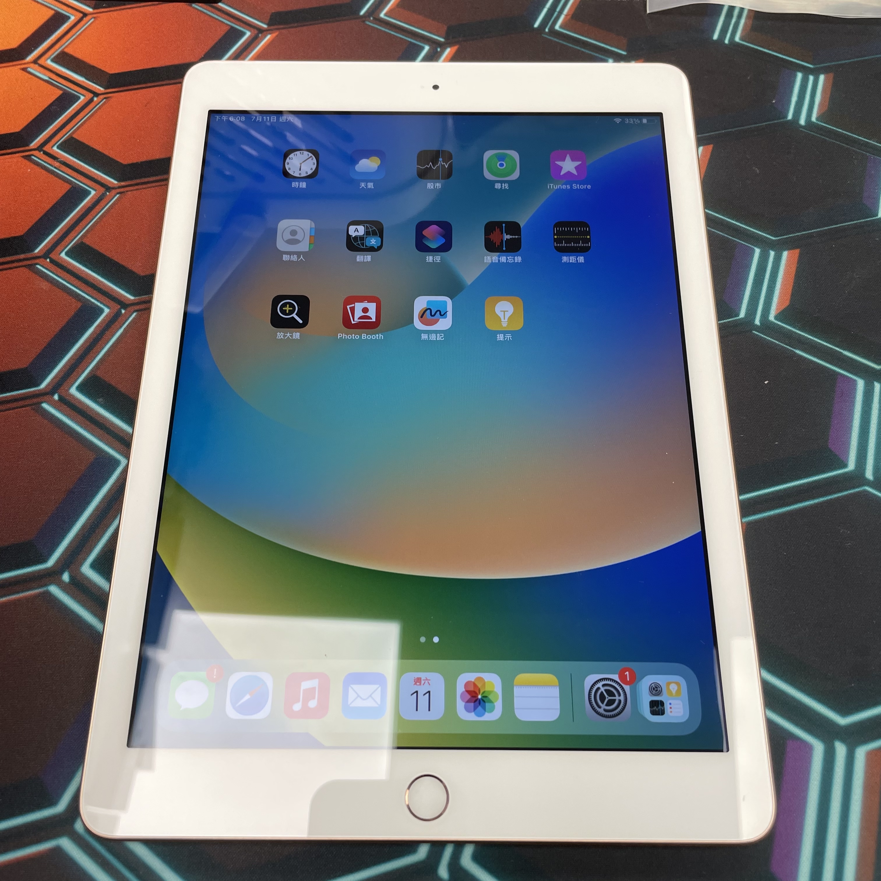 *6951 iPad 6 未使用品 128GB 插卡版 粉色 pink