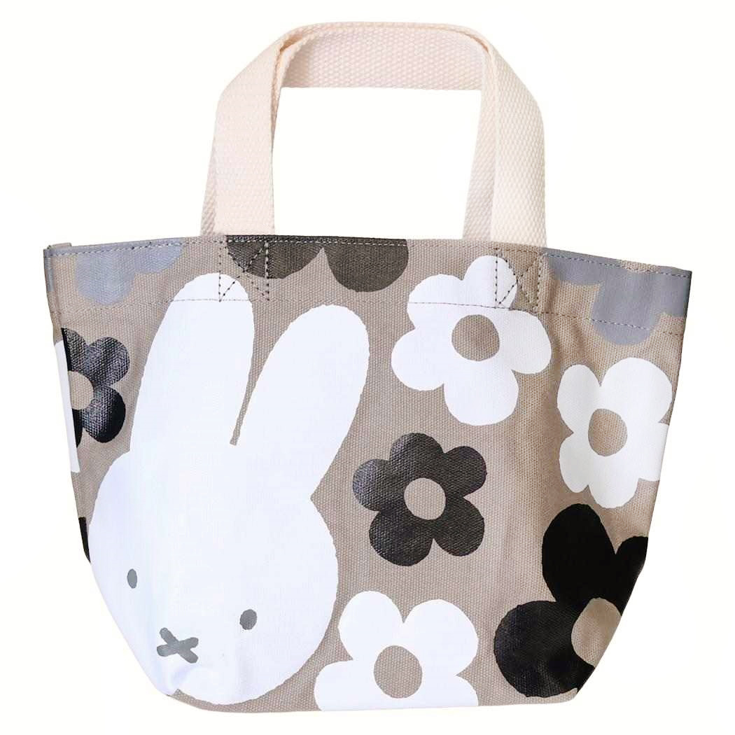 現貨｜Miffy BRUNA BIG FLOWER 日版 手挽袋 (MIFF-274C Gray)