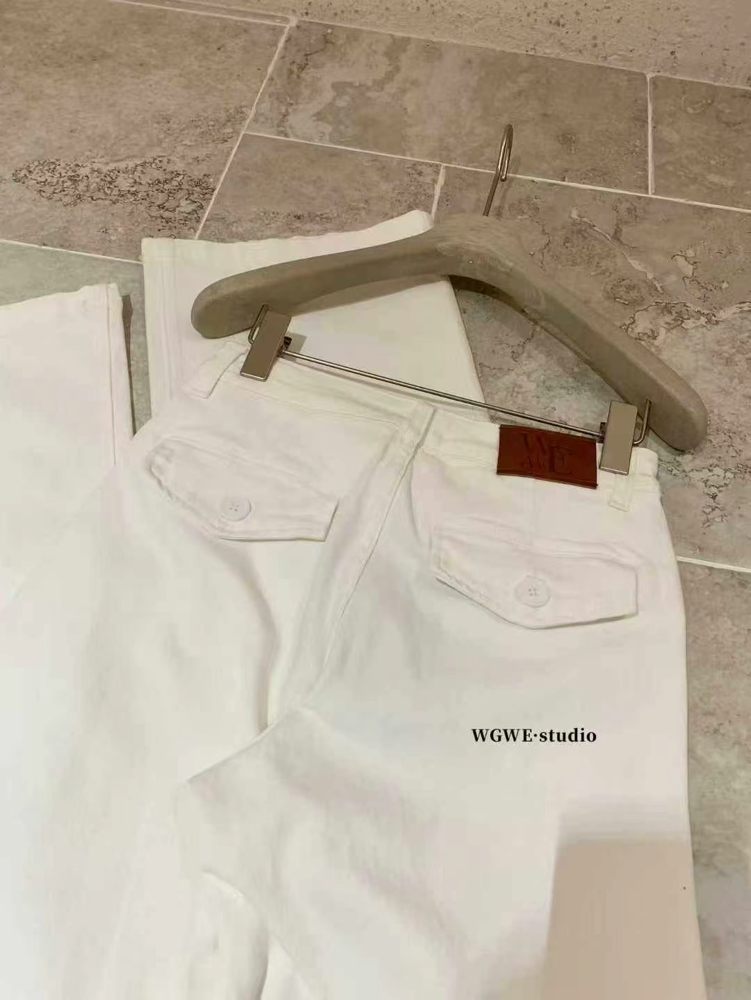 1716 HIGH WAIST WIDE LEG PANTS 高腰直筒阔腿裤