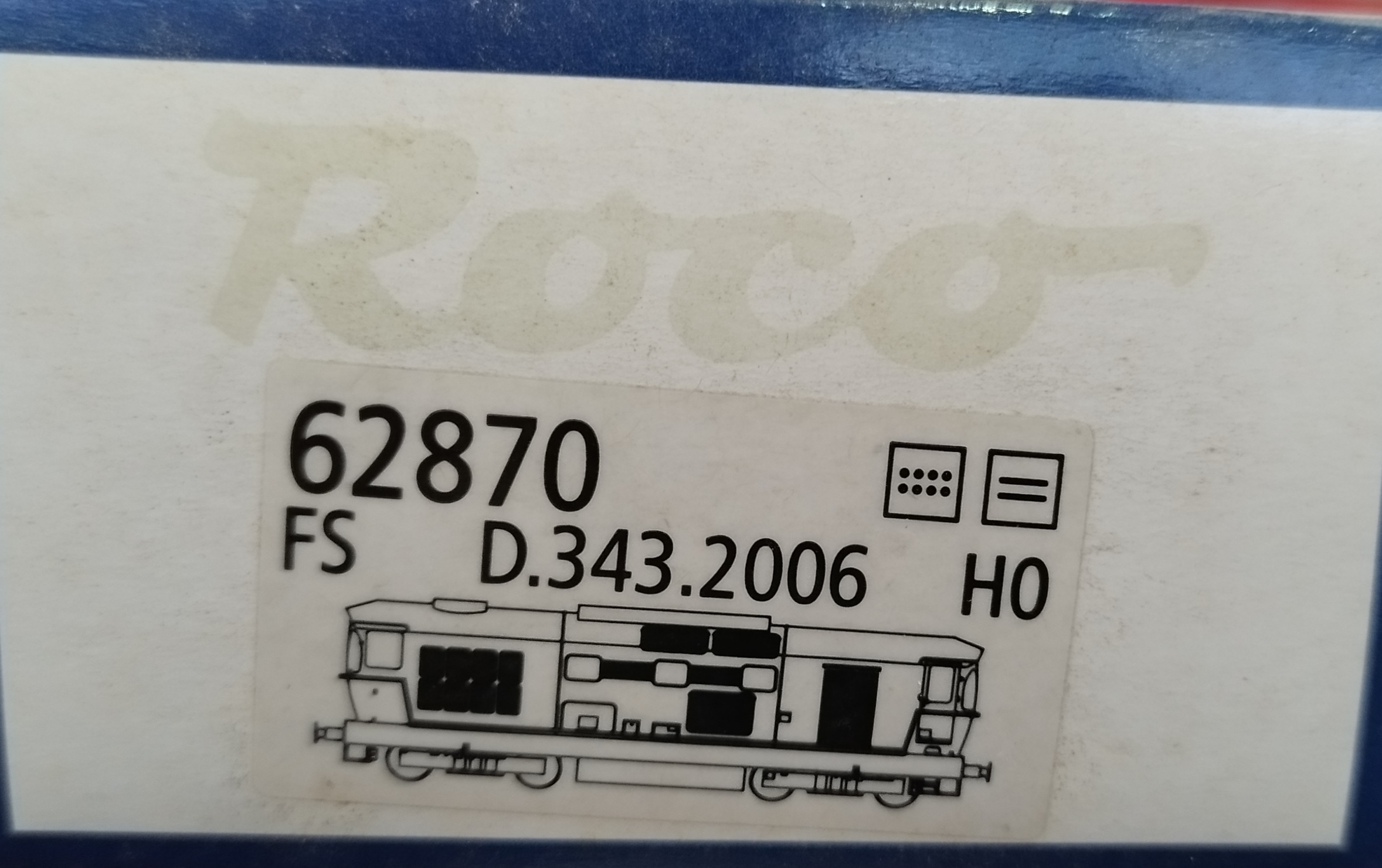 Roco FS D. 343 Diesel locomotive HO D. C. 2-Rail 