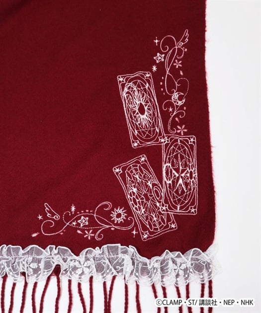 刺繡披肩 Shawl｜axes femme X 百變小櫻 聯乘 第二彈 (Cardcaptor Sakura) 【預購】 (26SK123-P)