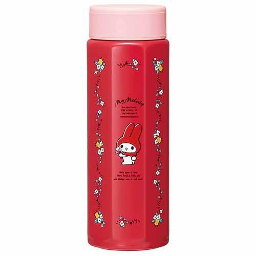 Skater 復古My Melody Flower 八角形不銹鋼保溫水樽 500ml