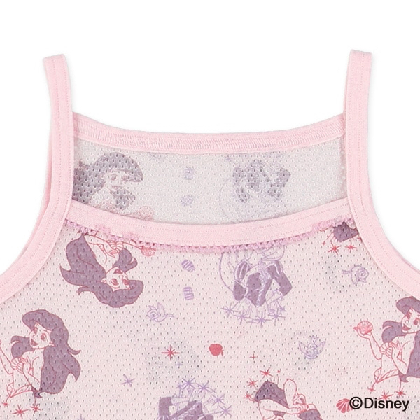 🇯🇵預訂 日本直送🇯🇵吸水速乾系列公主印花網眼吊帶背心打底內衣三件套