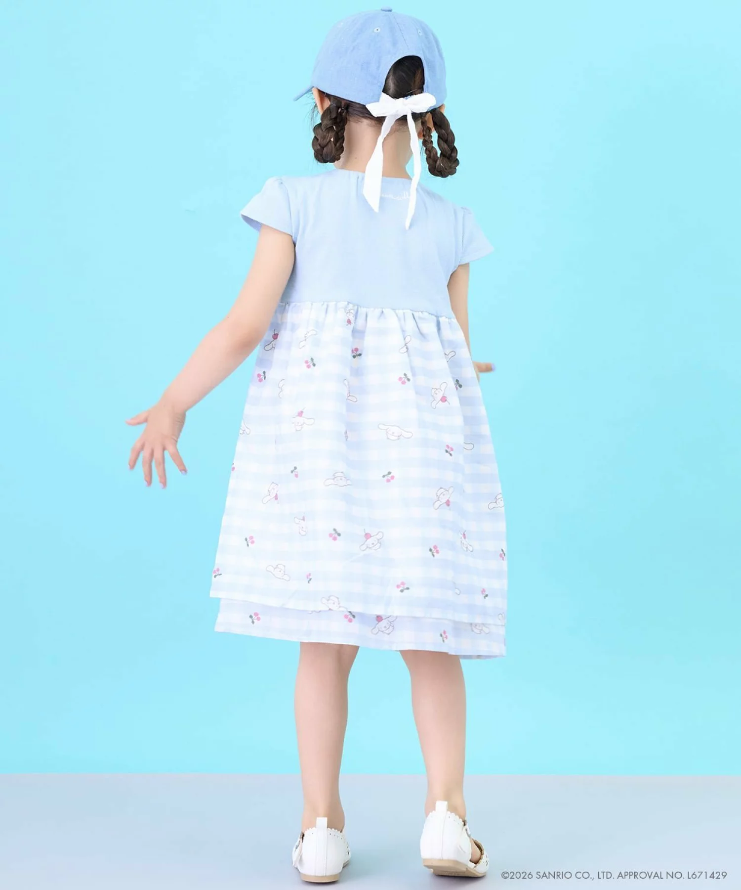🆕【⭐訂購⭐】 🇯🇵日本直送 🌀#Sanrio 刺繡 接觸涼感 拼接 連身裙［3款選］🌀[ELGA-0114][260822]