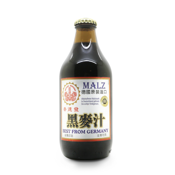 祟德發德國原裝進口黑麥汁 (樽裝) (純素) 330ml/ Virtues Worship Black Malz (Vegan) 330ml 