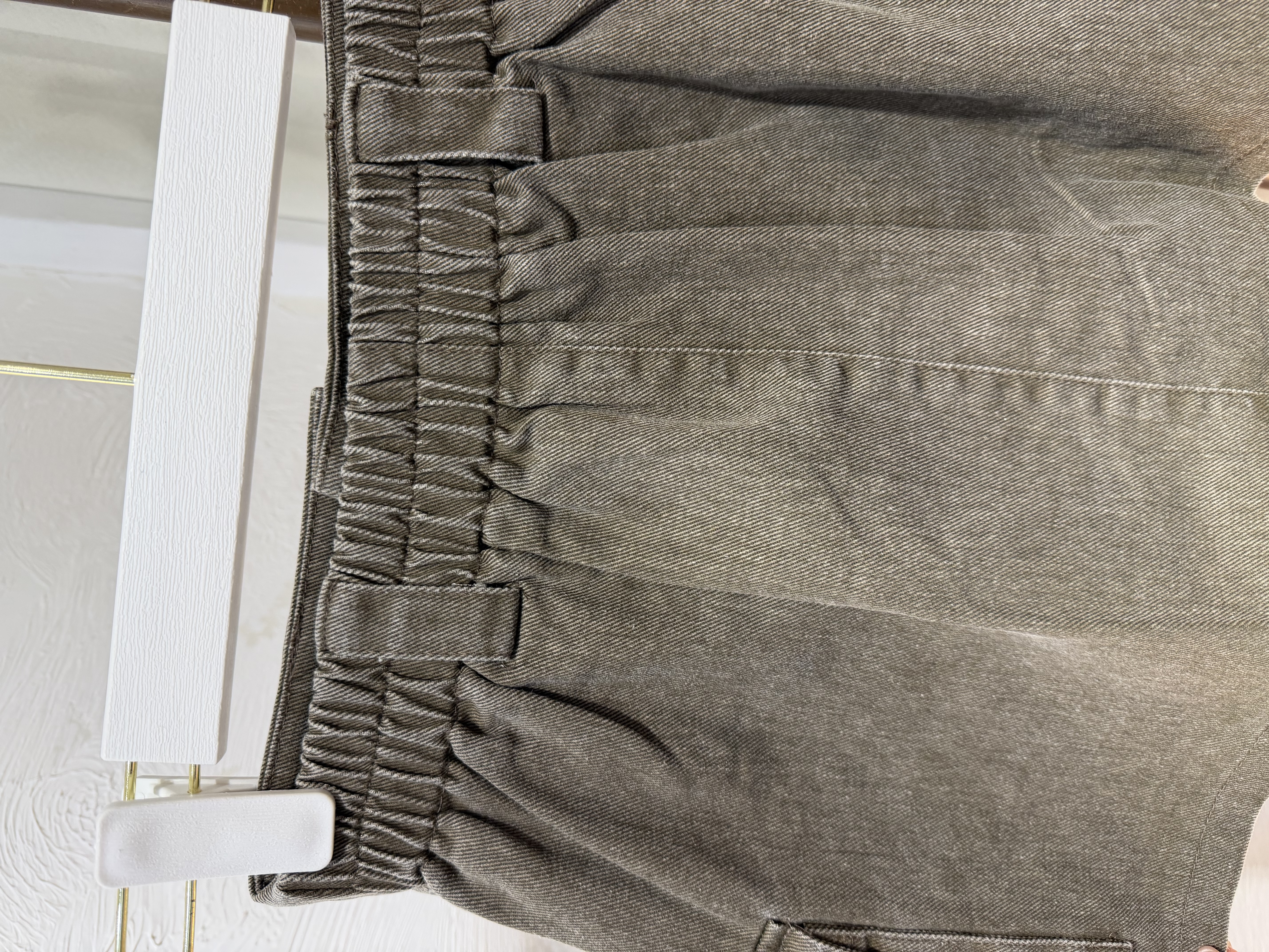 復古工裝風牛仔短裙褲