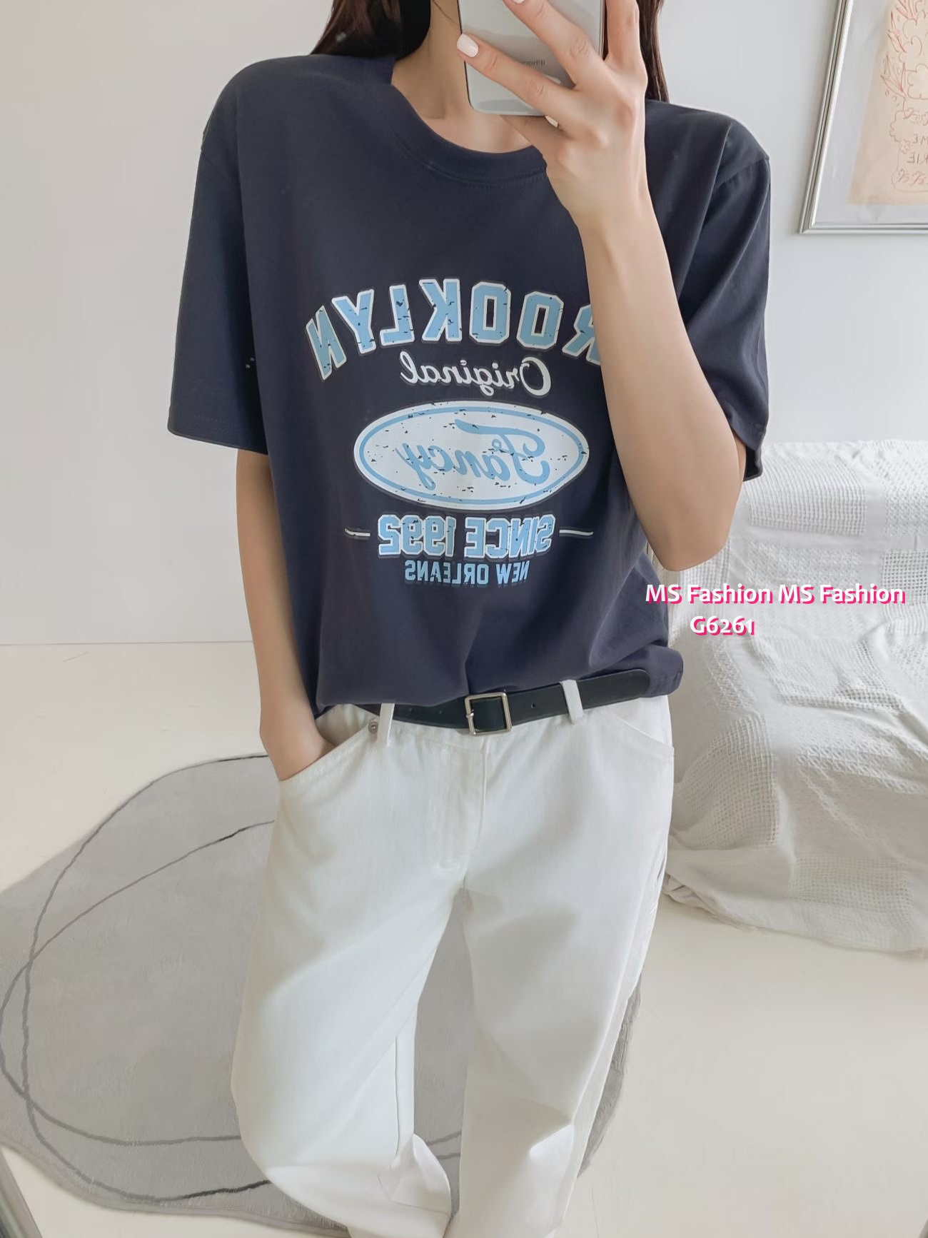 G6261 韓國🇰🇷靚print tee