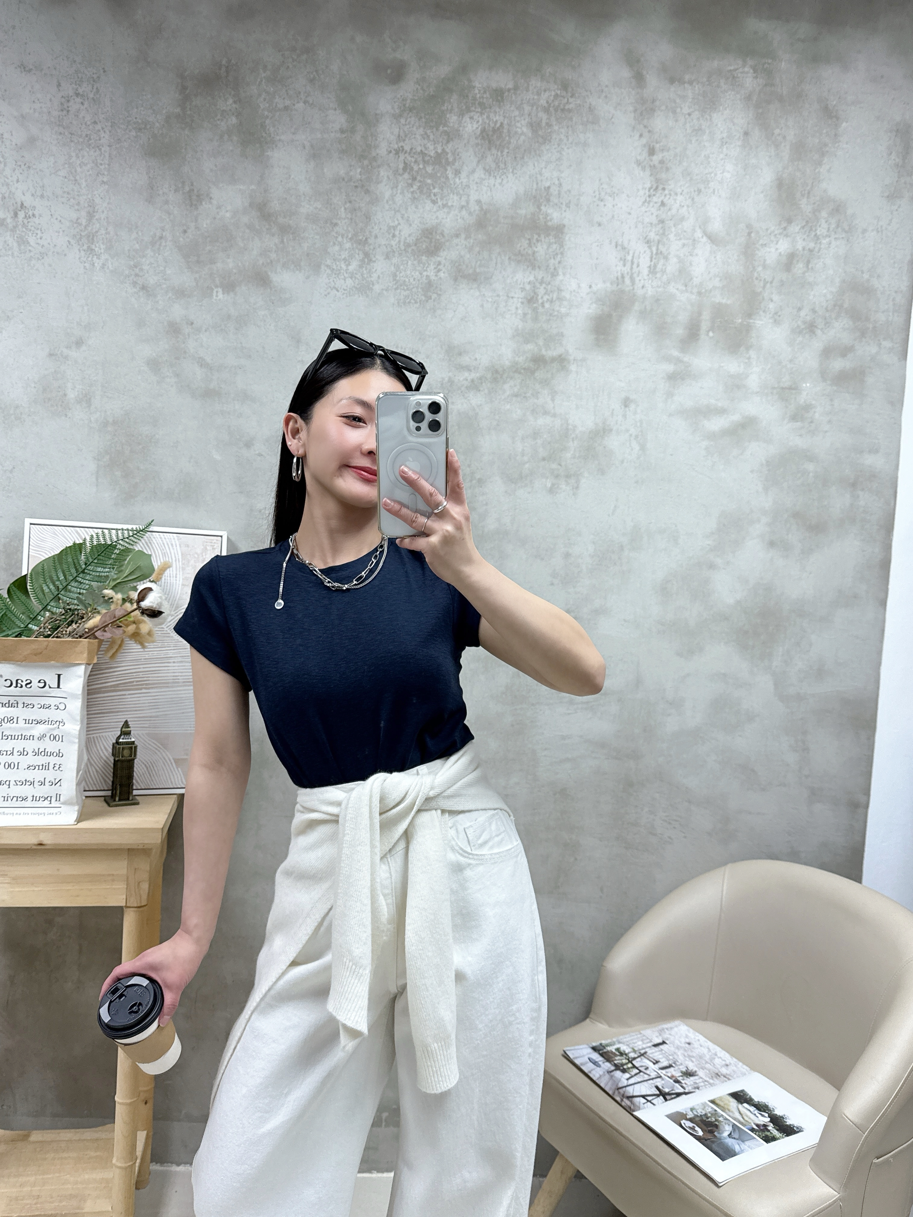 後骨凈色Tee（新版）