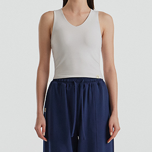 【Tulip Neckline】預購_FFWSBT089 Banda Light V-Neck Cross Crop Top by front2line