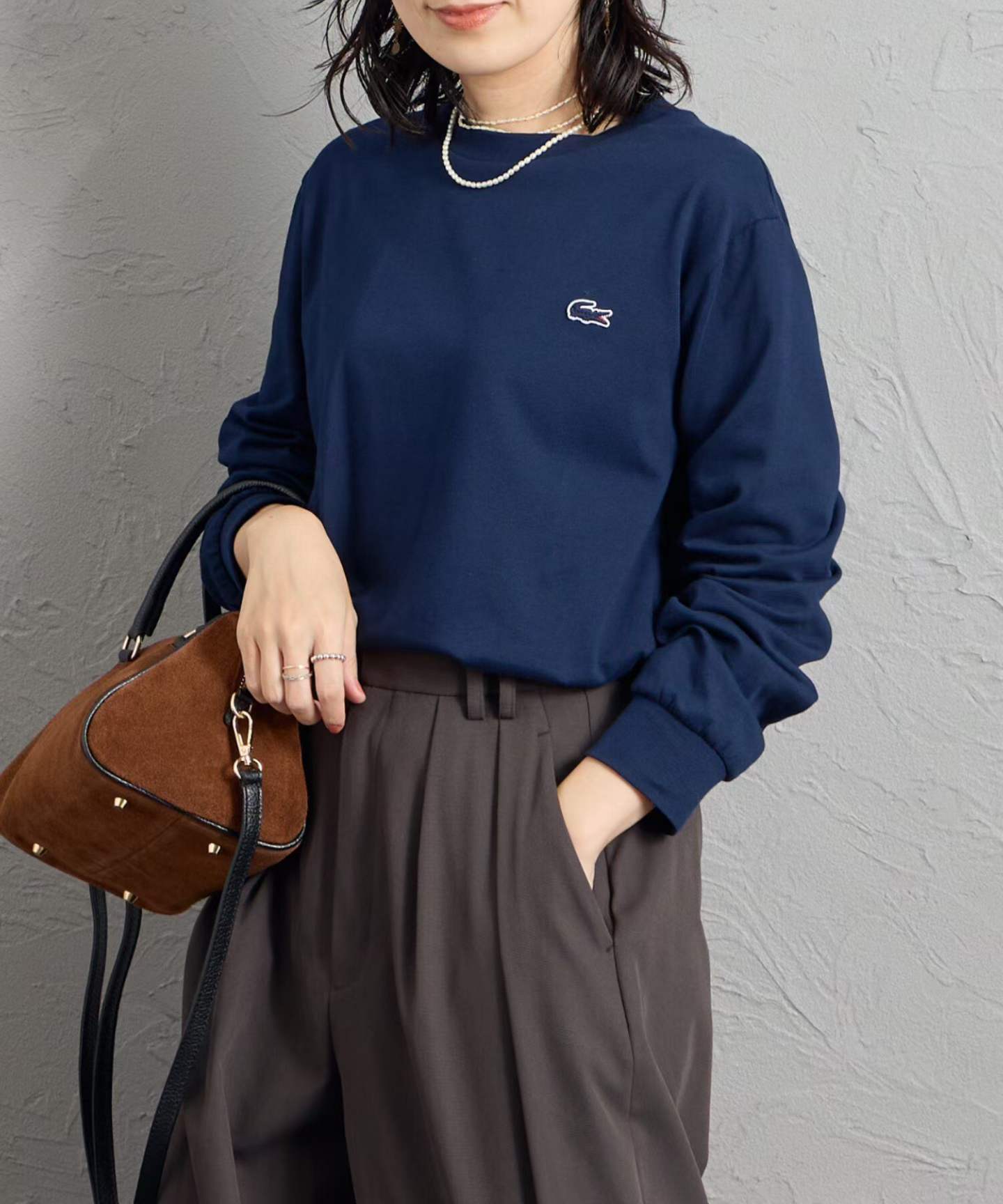 預訂 LACOSTE鱷魚長袖Tee [貨號26A1026]