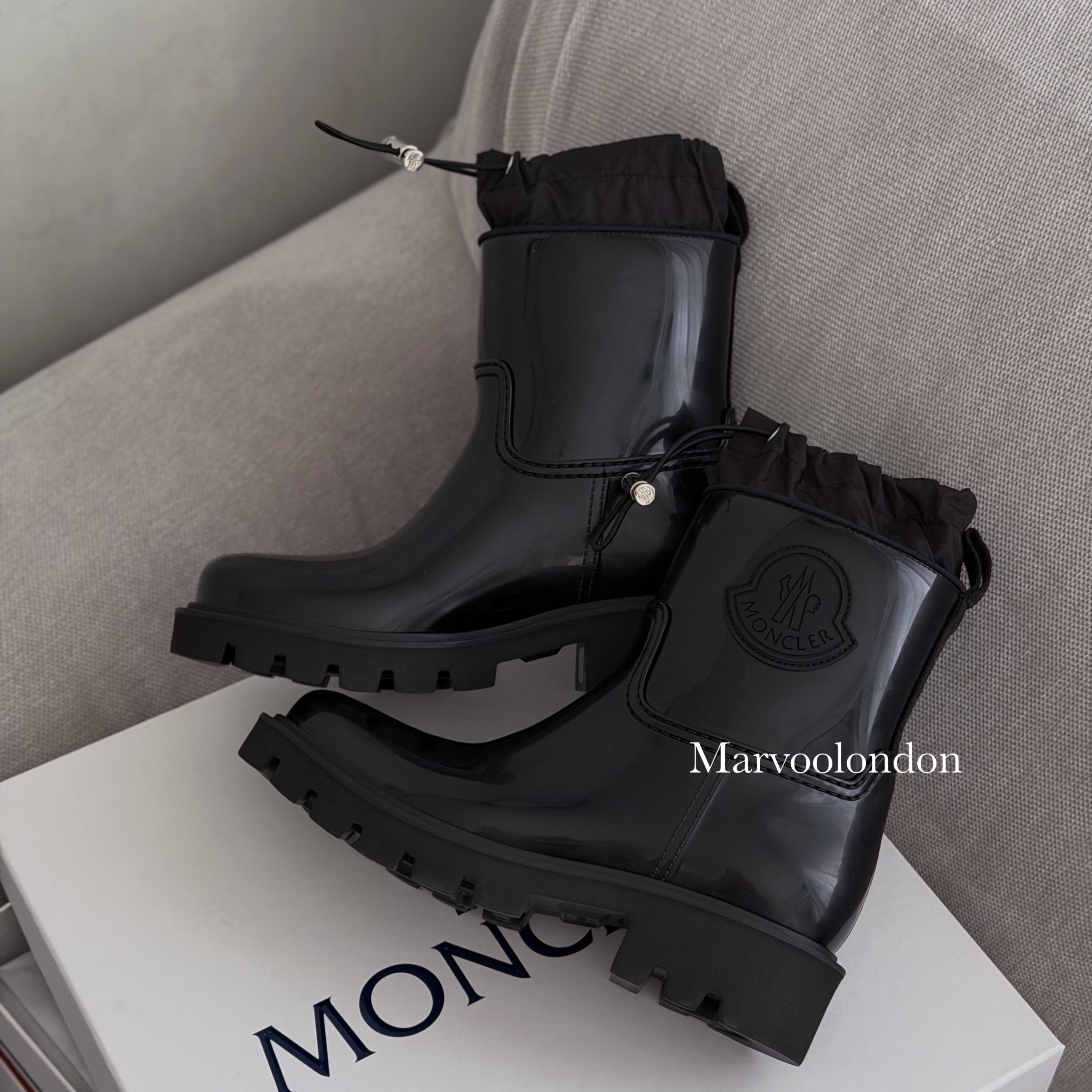 現貨價😍💢雨季即刻買😍Moncler 可束繩雨靴 Size 36/37/38