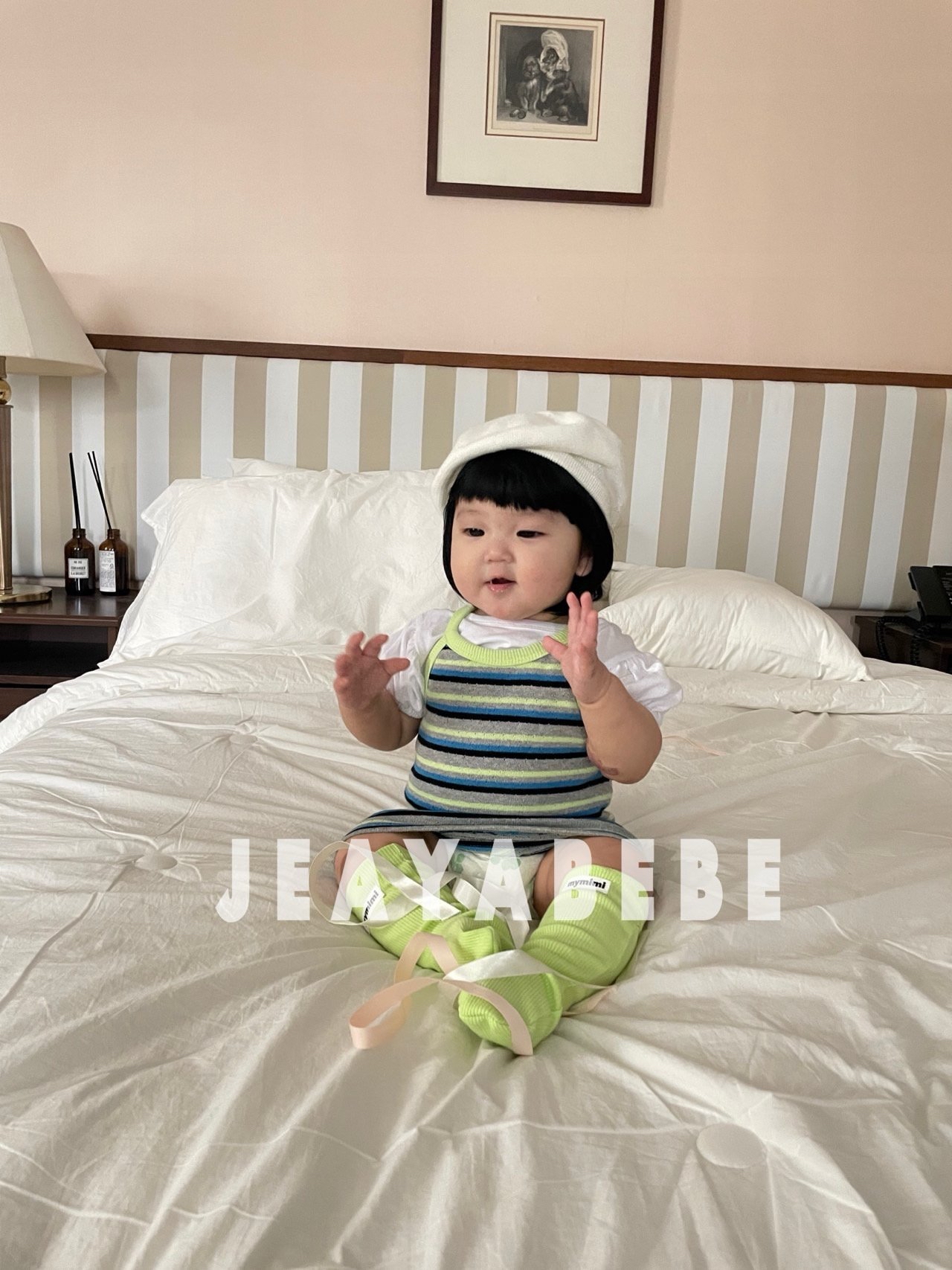 Jeayabebe | Heart OPS (Green/Pink XL100-110)