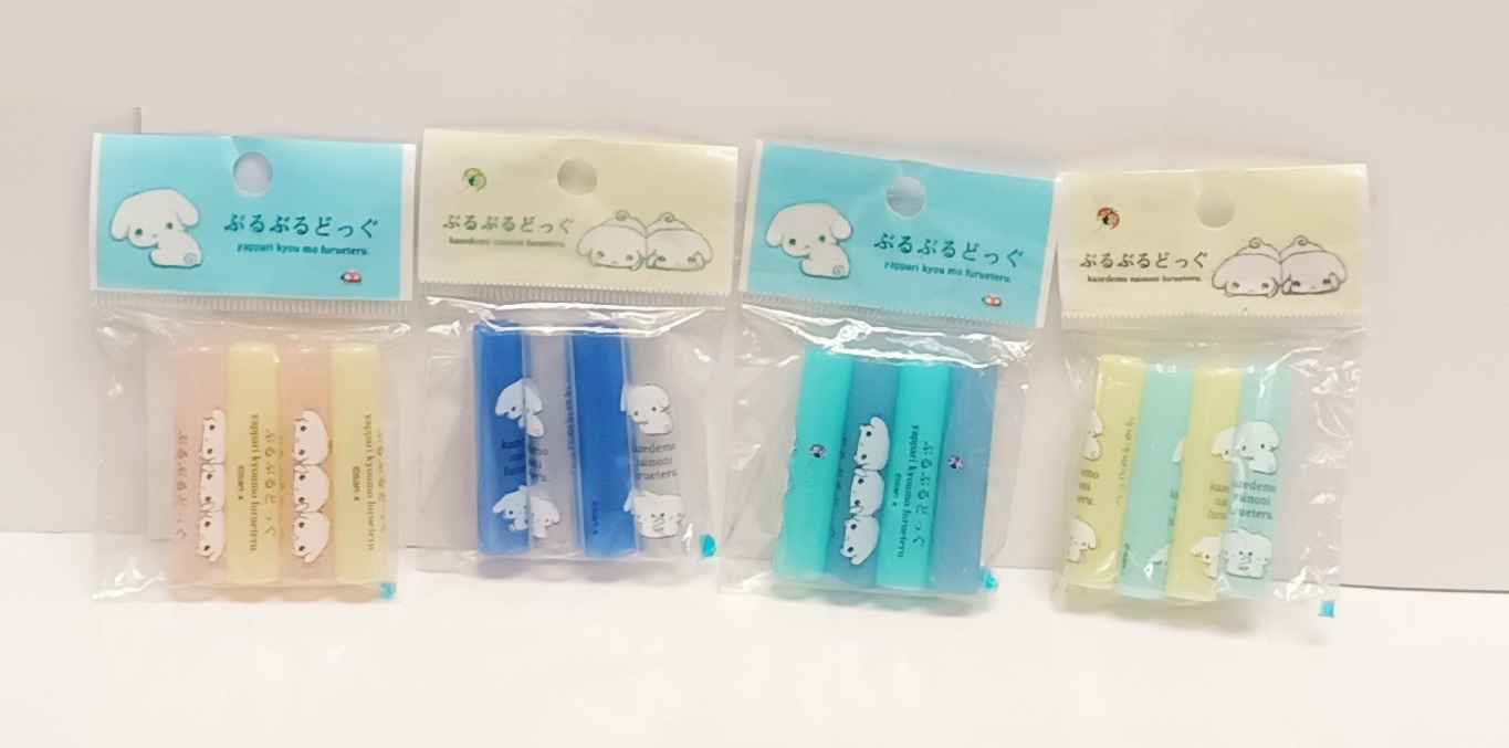 4入鉛筆蓋 震震狗  (FS-075)