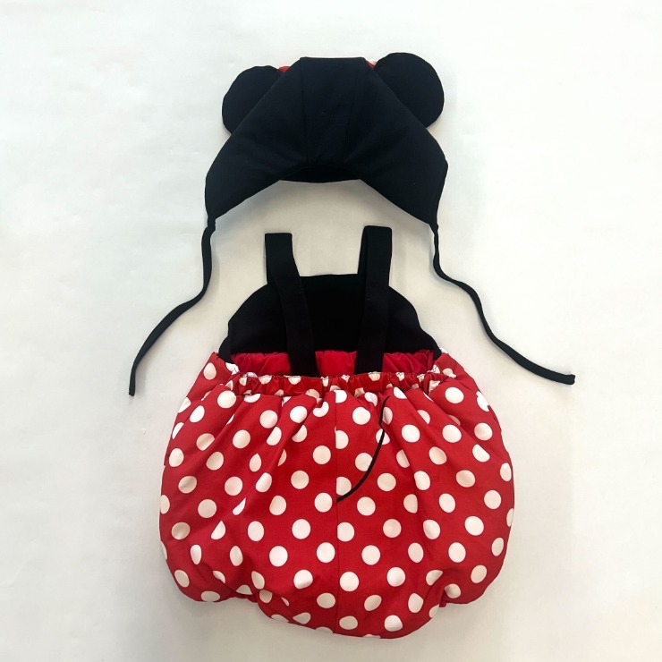 🇯🇵限量預訂 日本直送🇯🇵Just Hug Me系列米妮造型吊帶包屁衣帽子套裝