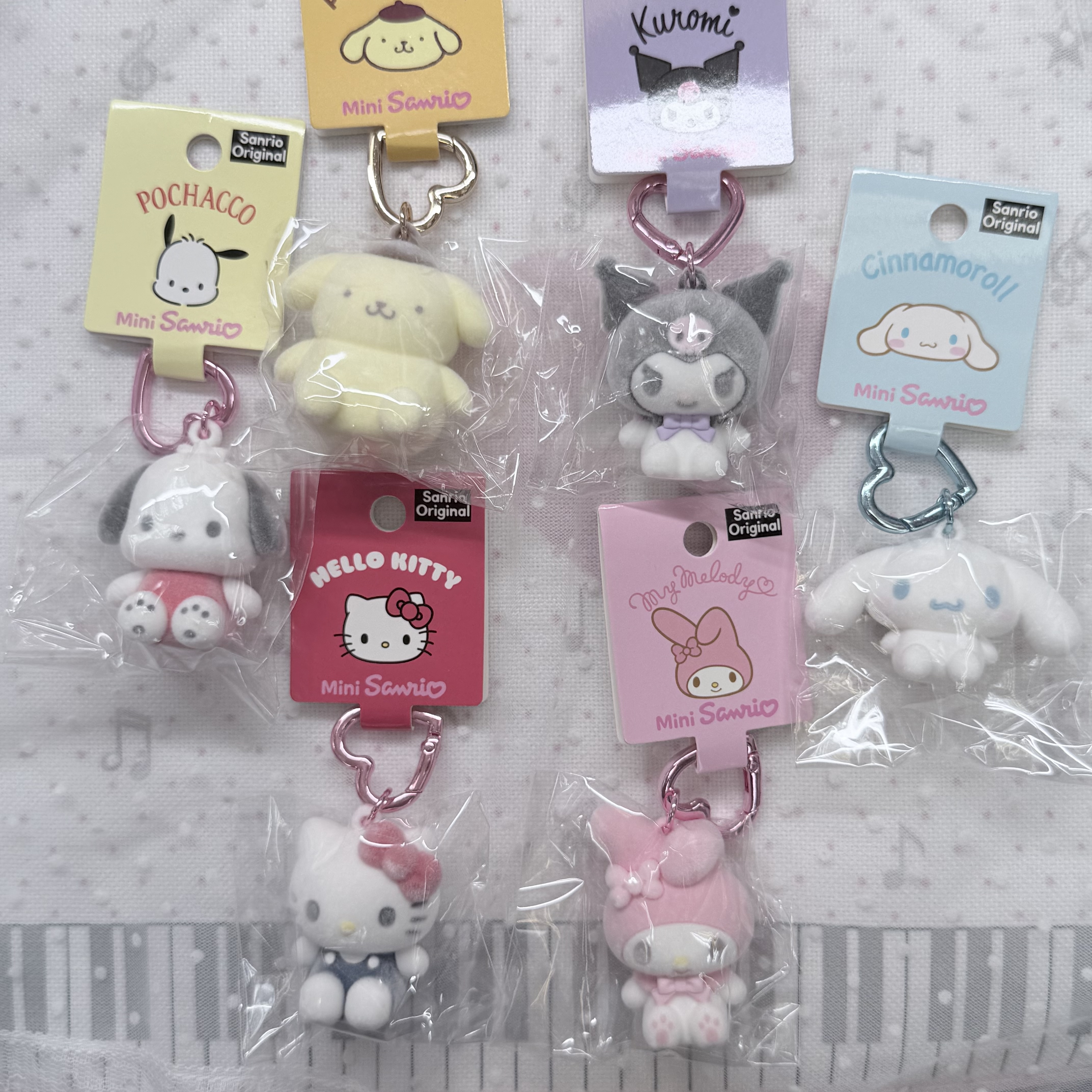 Sanrio 植絨硬身小吊飾~5cm
