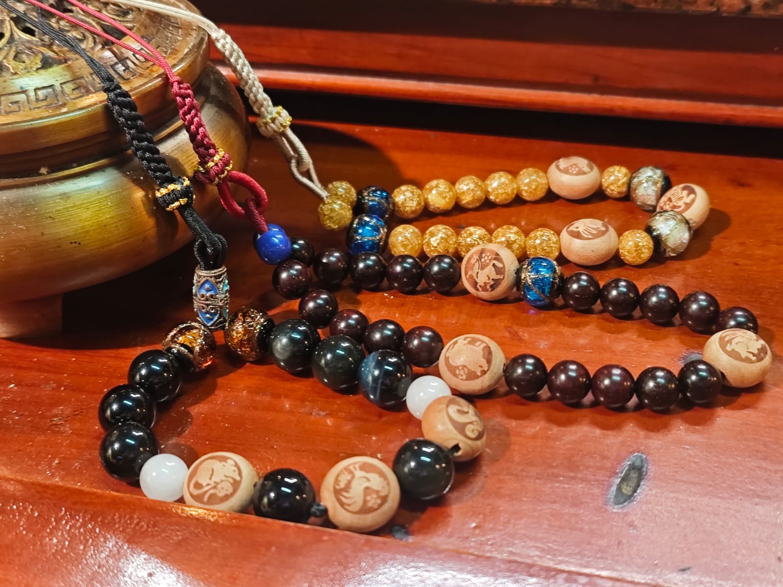 專屬幸運Phone繩｜三合+六合＋五行水晶，度身訂造