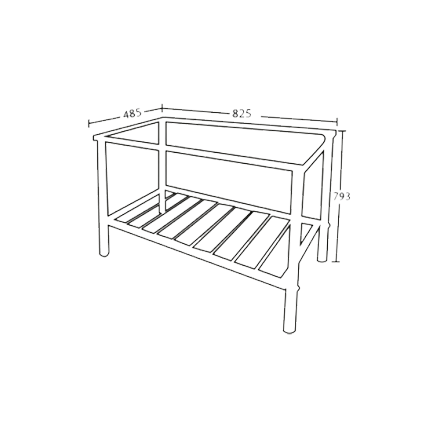 Rabico H/Duty Stainless Steel Sink Stand (S8550#) WRS8550R