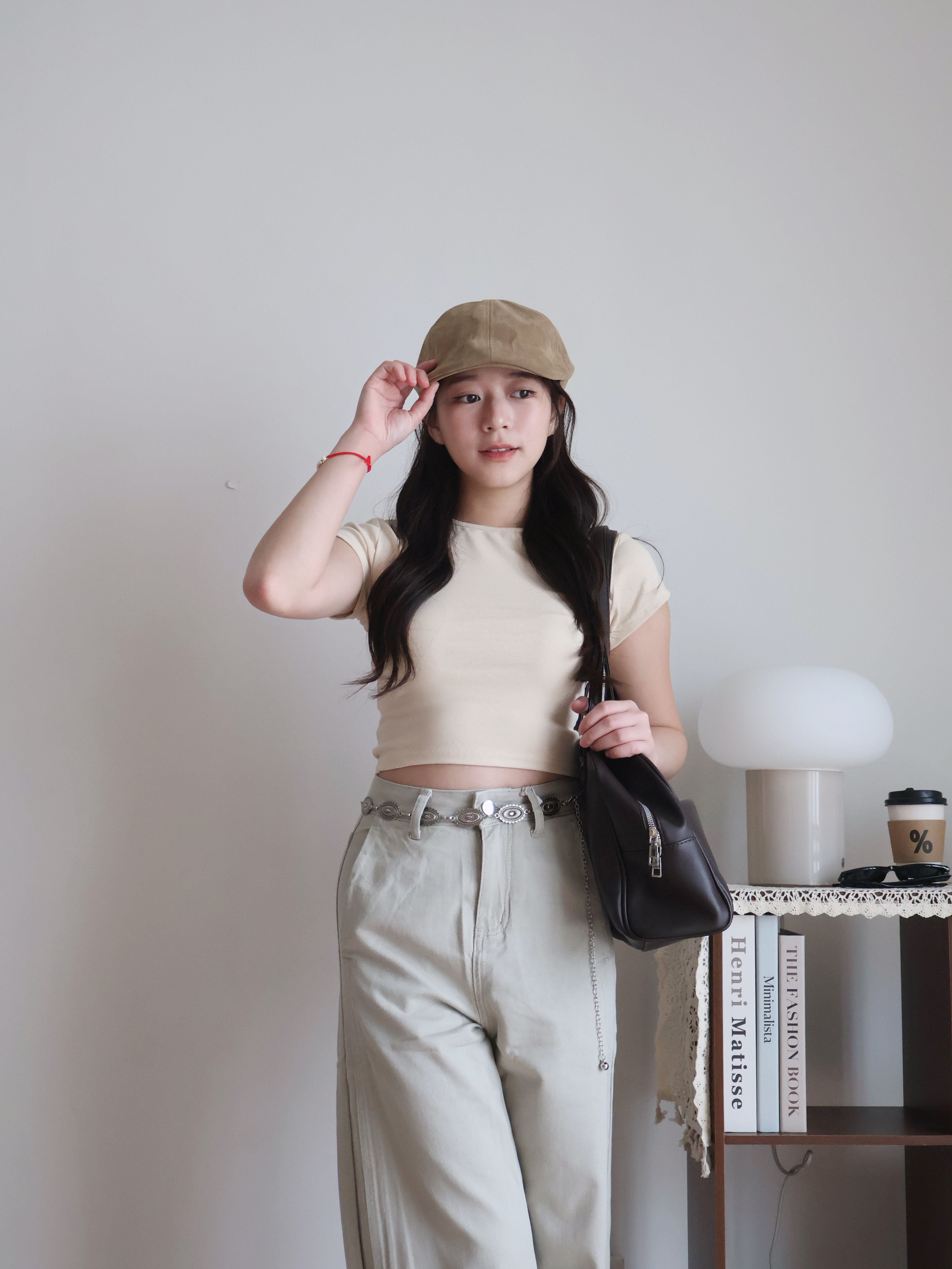 Kyle Cropped Top | Cream