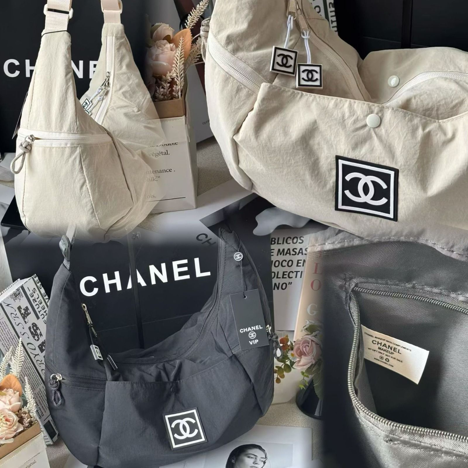 $188隻。✨ Ch*an*el 美妝禮遇：中古牛角包｜女生通勤松弛感神包✨