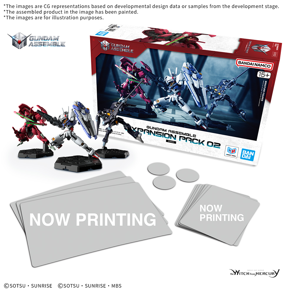 (預訂訂金 $100) (總價 $165) Bandai 高達戰棋遊戲 Gundam Assemble Expansion Pack 02 [EX02] 擴充包 02 (行版) 