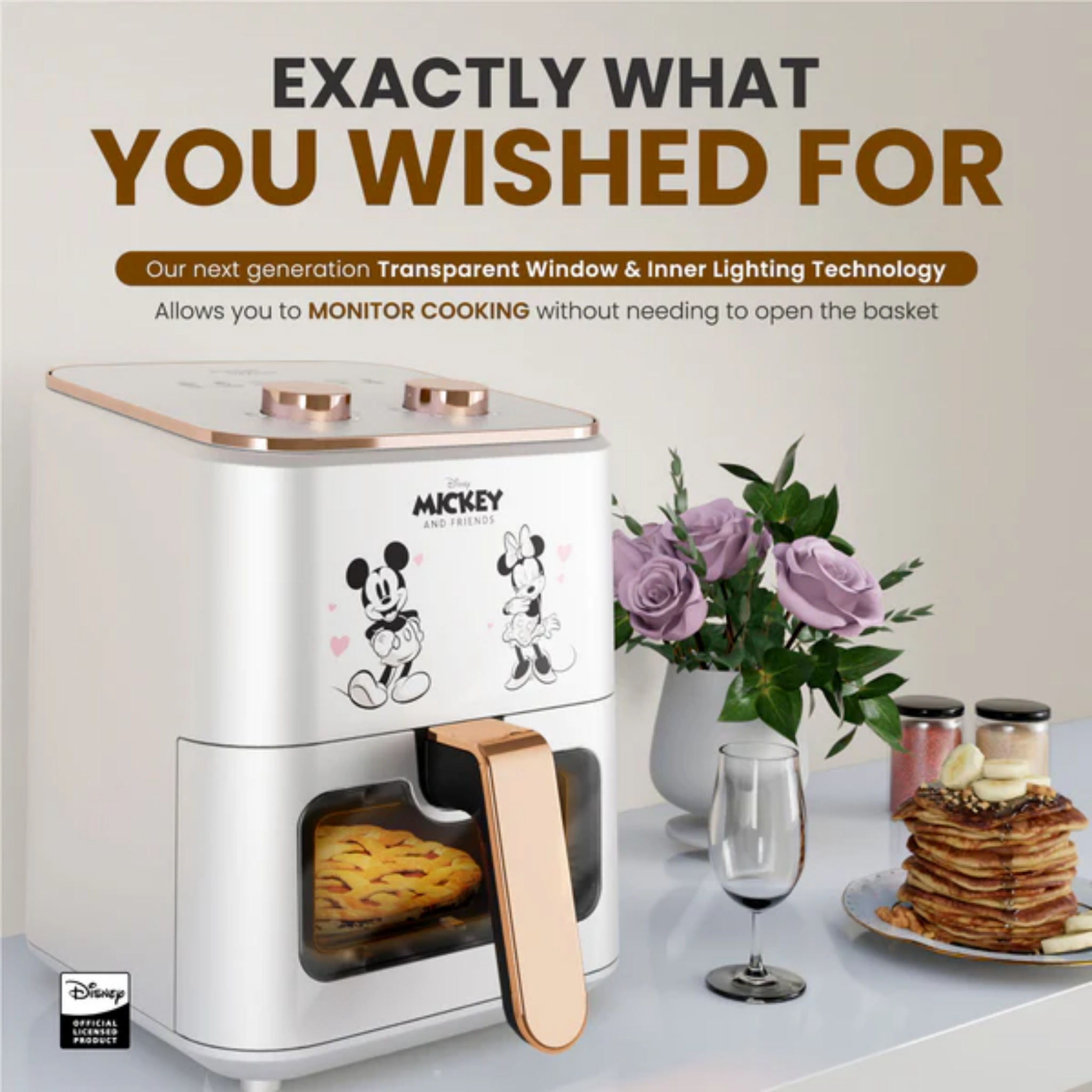 Russell Taylors 4.5L Mickey Retro Air Fryer (Z3-MK)