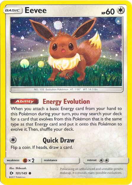 Eevee - 101/149 (Cosmos Holo) - Miscellaneous Cards & Products (MCAP)